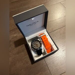 Nautica nsr 200 multifunction watch box set